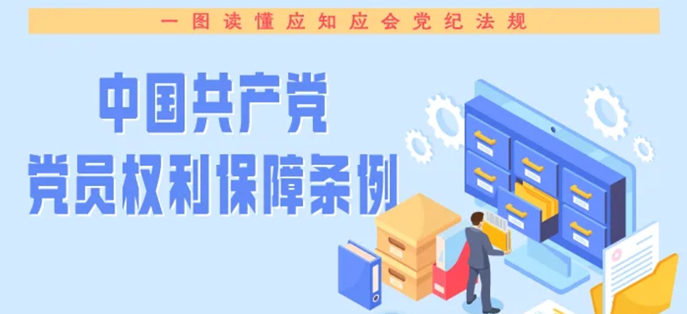 纪法百科·一图读懂应知应会党纪法规丨《中国共产党党员权利保障条例》